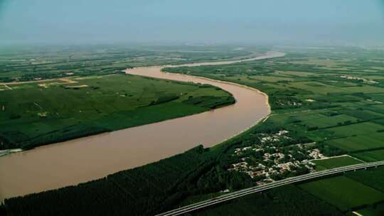航拍黄河