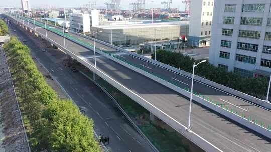 城市道路交通线建设修路