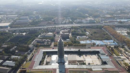 江苏南京大报恩寺遗址景区航拍