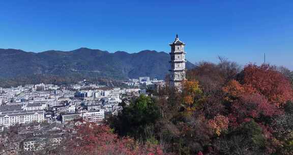 台州临海台州府城巾山塔群