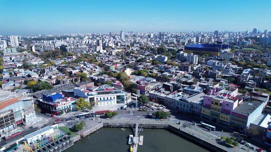 阿根廷布宜诺斯艾利斯。旅游地标城市的市中