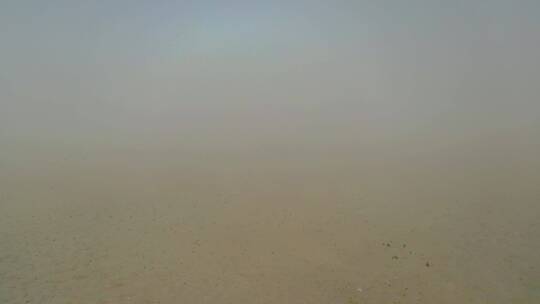 航拍沙漠沙尘暴极端天气风沙气候网恶劣天气