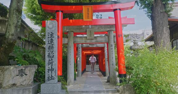 4k日本福冈栉田神社栉田宫日本旅游