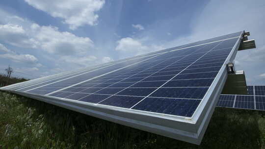 太阳能电池板视频素材模板下载