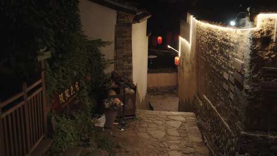 【原创】古镇夜景 古街 桂峰古村