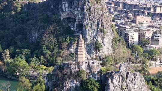 桂林塔山航拍