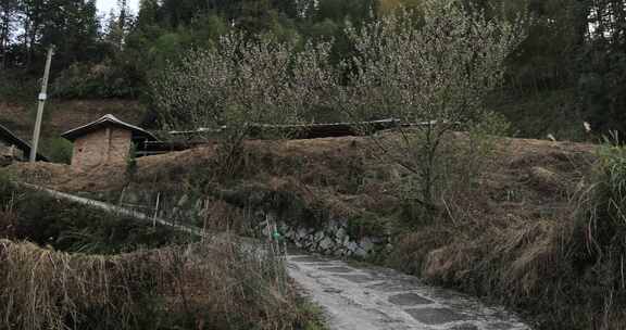 福建大田县乡村山村民居