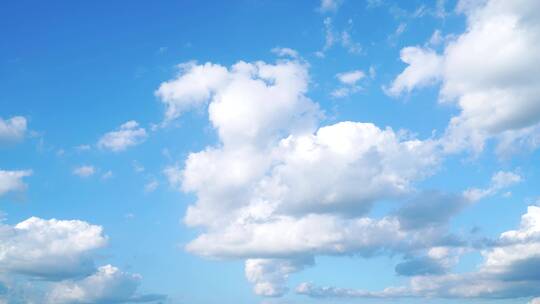 天空云延时云朵飘动蓝天白云晴转多云天气象