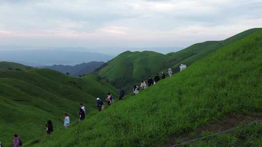 宣传片航拍4K素材 江西萍乡武功山 大自然风