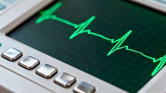 心电图监测设备画面