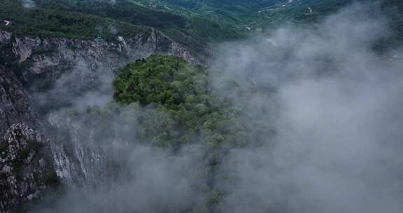 山，偏远，农村，无人机