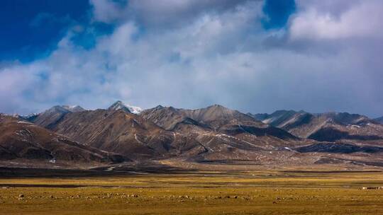 西藏高原雪山风光延时