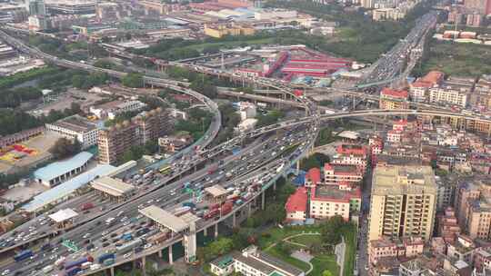 中国广东省广州市广清立交桥