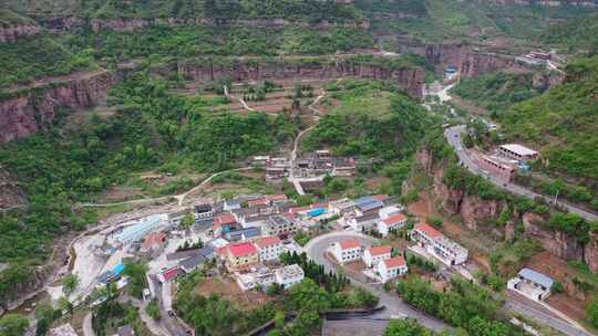 航拍太行山八泉峡