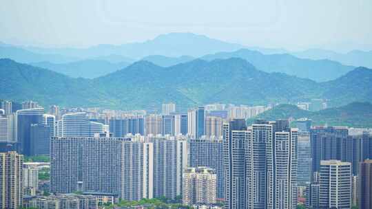 杭州滨江萧山区城市建筑风景