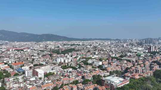 泉州开元寺航拍鲤城区大景泉州东西塔风景