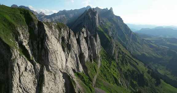 Altenalp Turm，山脉，无人机