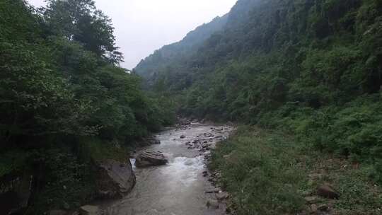 四川成都青城山高清航拍