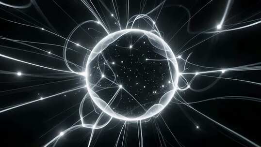 科幻光效能量球素材