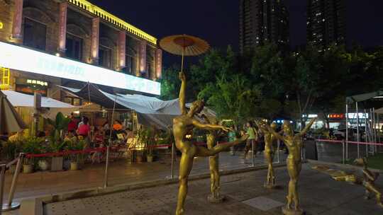 成都东门市井夜景实时