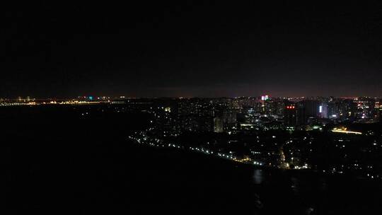 泉州洛江区夜景惠安洛阳江大桥夜景城市夜景