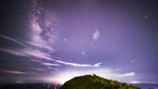 4k延时夜景星空银河素材 降噪处理