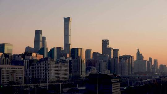 北京中国尊大楼延时摄影