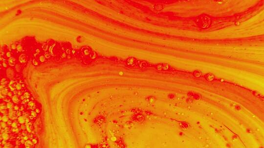 橙色混合气泡流动纹理背景