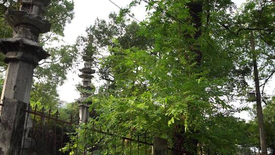 杭州凤凰山景区古梵天寺经幢