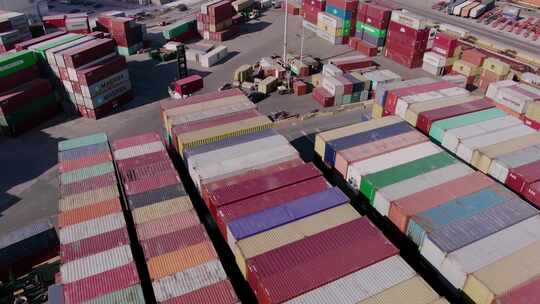 海上物流运输与港口航拍合集视频素材模板下载