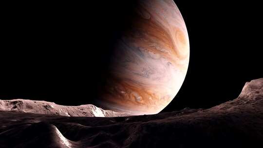 木星三维外太空宇宙视频素材模板下载