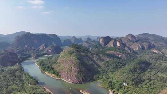 江西鹰潭龙虎山景区航拍