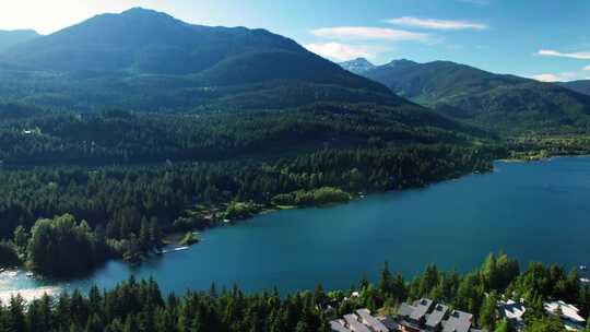 Lake Alta，森林山加拿大