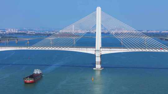 中山外海大桥航拍视频素材模板下载