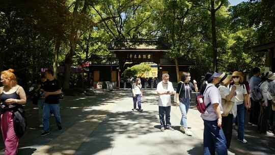 灵隐寺/寺庙/组合镜头/固定镜头