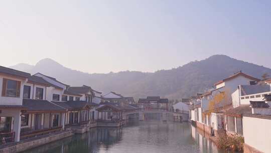 杭州湘湖水街湘湖越界建筑风景