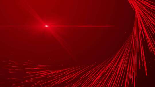 红色粒子背景 红色生长粒子 光线背景