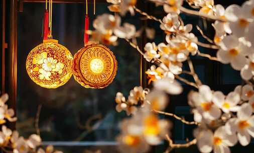 中秋月饼灯笼装饰 中秋节装饰