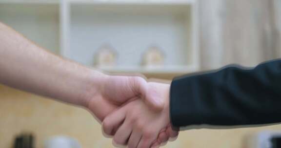 商务签约 合作握手
