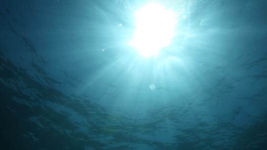 海底仰视透光海面素材04
