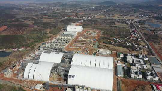 安徽交控集团大型在建工程鸟瞰全景