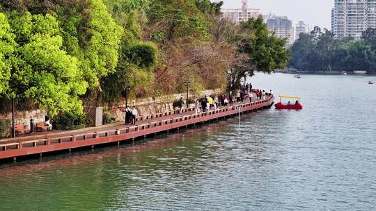 福州西湖公园栈道