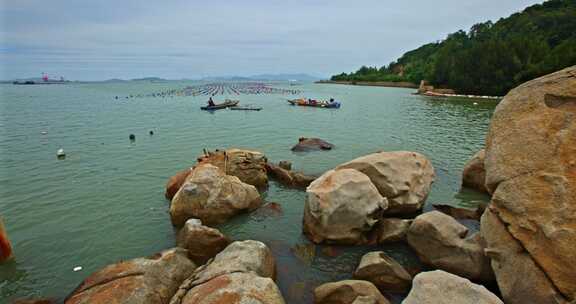 海洋与岛屿延时摄影