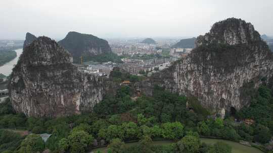 桂林南溪山航拍