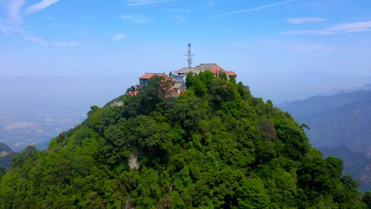 西安南五台山风景区秦岭山脉