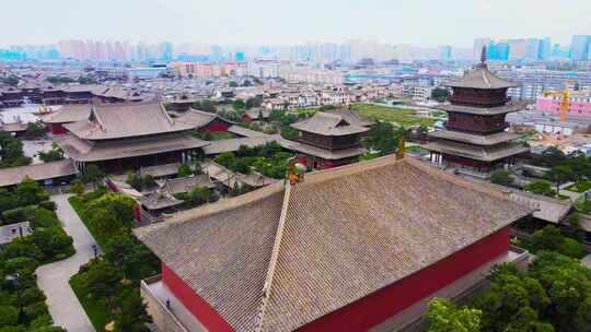 山西大同古城华严寺