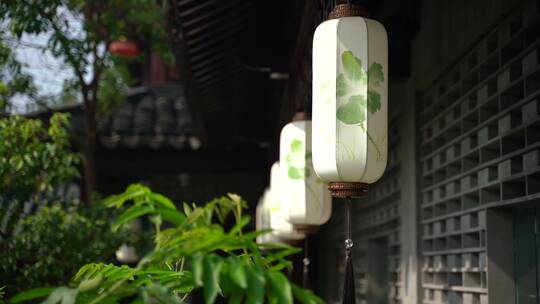 南京古建筑灯笼