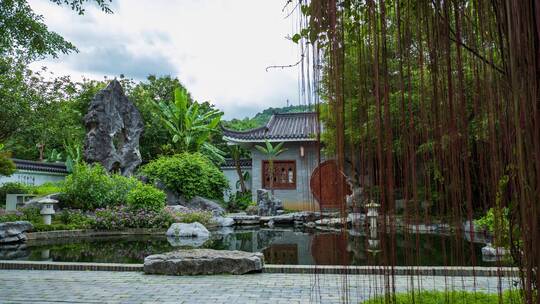 南宁青秀山中式庭院