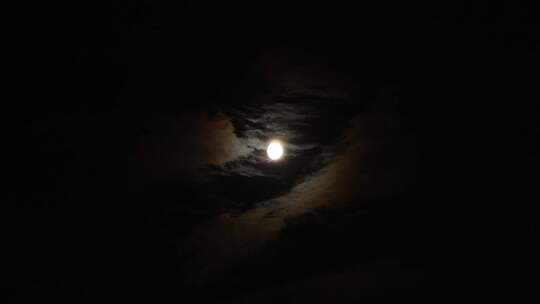 4K月亮 云 延时