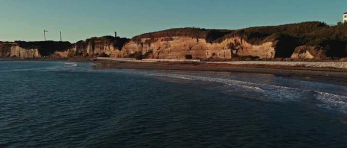 航拍大海海洋海浪文艺片空镜素材自然风景